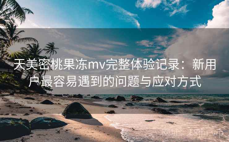 天美密桃果冻mv完整体验记录：新用户最容易遇到的问题与应对方式  第2张