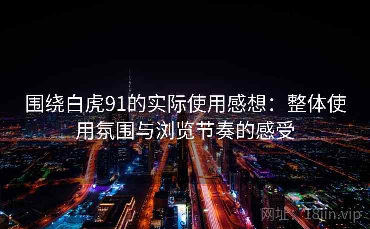围绕白虎91的实际使用感想：整体使用氛围与浏览节奏的感受  第1张