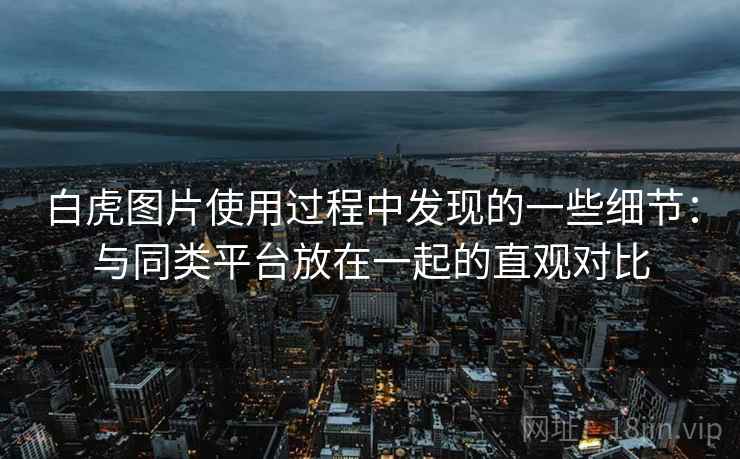 白虎图片使用过程中发现的一些细节:与同类平台放在一起的直观对比 第2张 白虎图片使用过程中发现的一些细节:与同类平台放在一起的直观对比 第2张