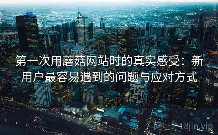第一次用蘑菇网站时的真实感受:新用户最容易遇到的问题与应对方式 第1张 第一次用蘑菇网站时的真实感受:新用户最容易遇到的问题与应对方式 第1张