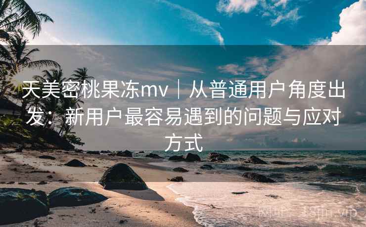 天美密桃果冻mv|从普通用户角度出发:新用户最容易遇到的问题与应对方式 第1张 天美密桃果冻mv|从普通用户角度出发:新用户最容易遇到的问题与应对方式 第1张
