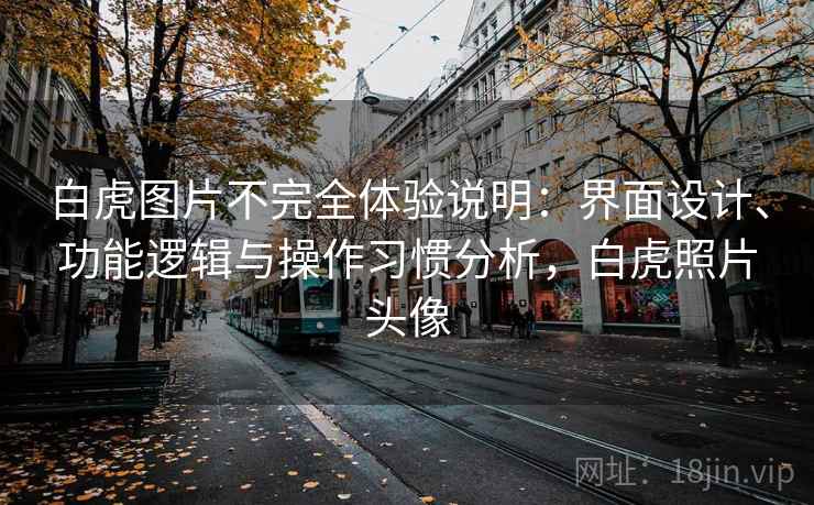 白虎图片不完全体验说明:界面设计、功能逻辑与操作习惯分析,白虎照片头像 第1张 白虎图片不完全体验说明:界面设计、功能逻辑与操作习惯分析,白虎照片头像 第1张