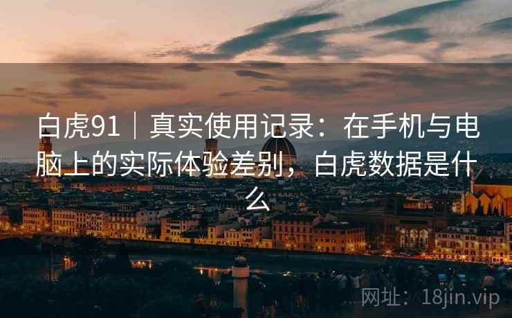白虎91|真实使用记录:在手机与电脑上的实际体验差别,白虎数据是什么 第2张 白虎91|真实使用记录:在手机与电脑上的实际体验差别,白虎数据是什么 第2张